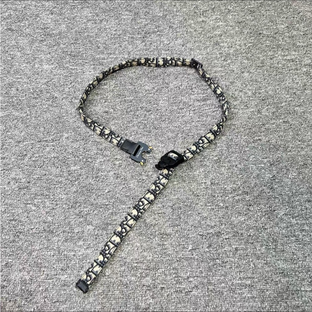 ❌sold❌steal authentic Dior Black and Cream Belt